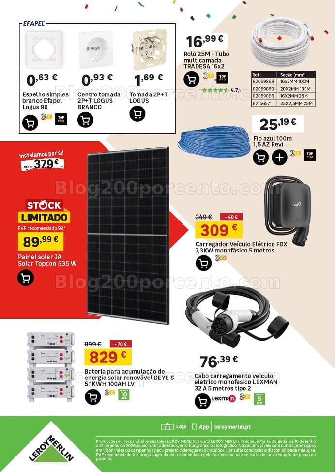 Antevisão Folheto LEROY MERLIN Aniversário Promoções de 18 junho a 21 julho